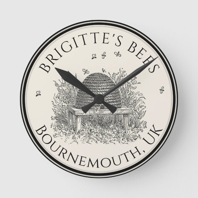 Biodlarens biodlingsklocka i Gräns Rund Klocka (Framsida)