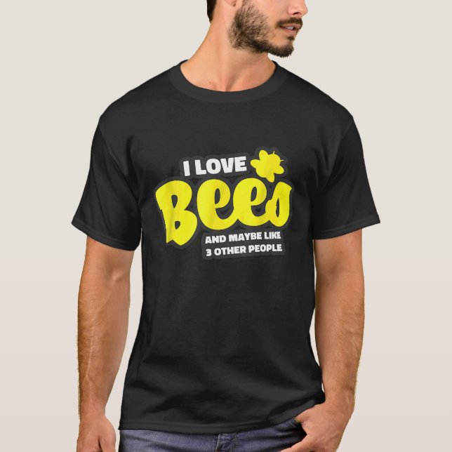 Biodlarens idé om honungsbiodling t shirt (Framsida)