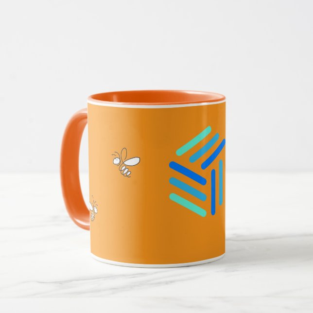 Biodlarens nostalgiska Orange Mugg (Framsida vänster)