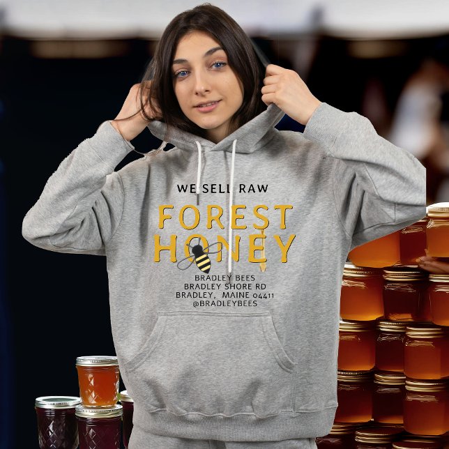 Biodlarens T-Shirt Hoodie Raw Autumn Honung (Skapare uppladdad)