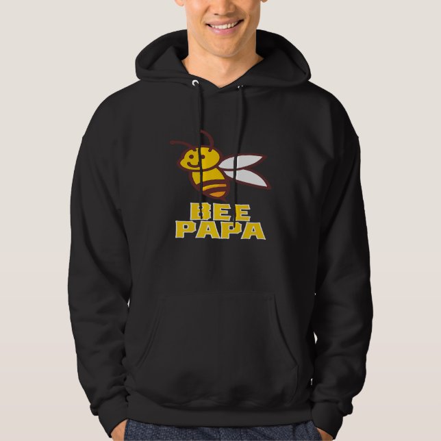 Biodlarhonungshonung för bin Pappa Hoodie (Framsida)