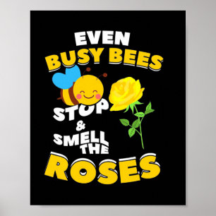 Biodlarpresent Även upptagna bin Poster