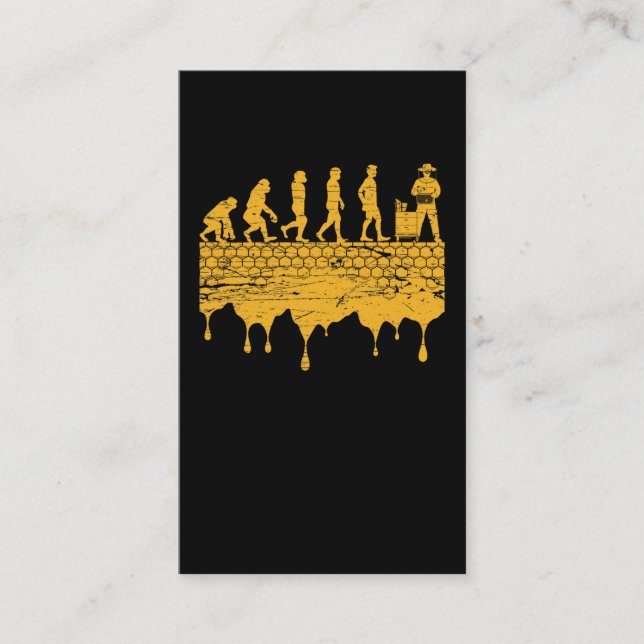 Biodlarutveckling Manar Kvinnlig biodling Honungsb Visitkort (Framsida)