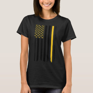 Biodling_2 i USA:s Flagga Apiarist biodling T Shirt