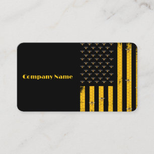Biodling American Flagga Visitkort
