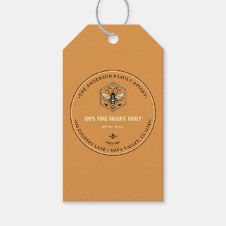 Biodling Apiary Logodesign Honung Presentetikett