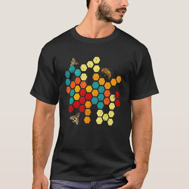 Biodling Apikultur Bihushållare Bihus Bihållare T Shirt (Framsida)