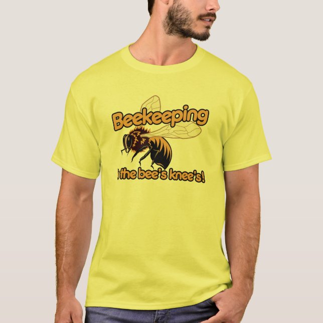 Biodling är knä för bin tee shirt (Framsida)