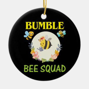 Biodling Art Humla Squad Julgransprydnad Keramik