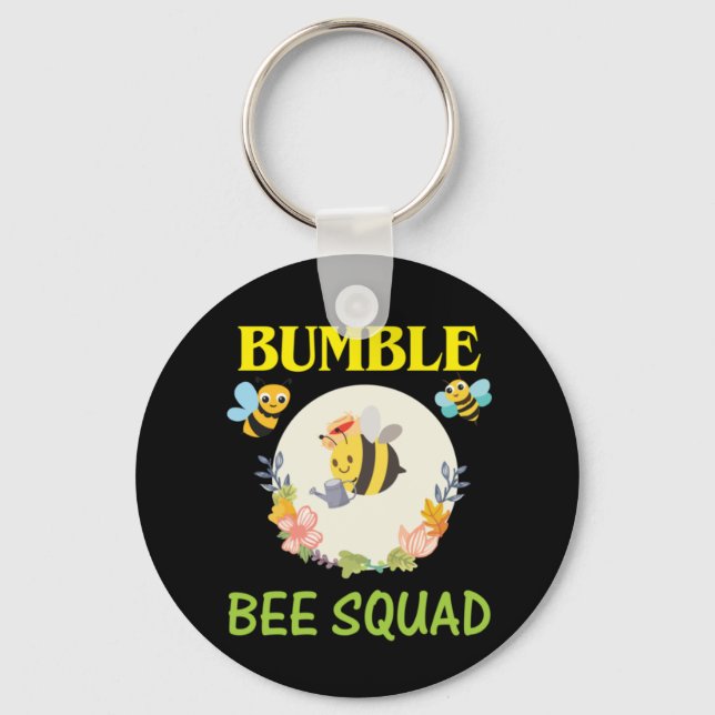 Biodling Art Humla Squad Nyckelring (Framsida)