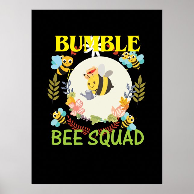 Biodling Art Humla Squad Poster (Framsidan)