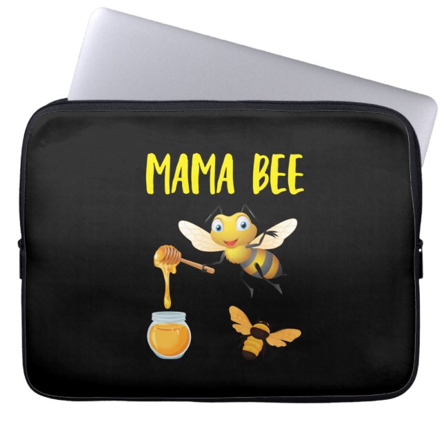 Biodling Art Mamma Bee Laptop Fodral (Framsidan)