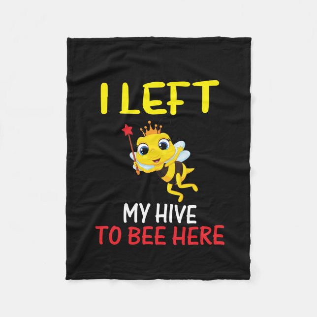 Biodling Art min näve att vara här Fleecefilt (Framsidan)