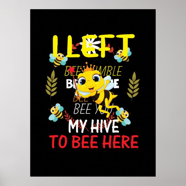 Biodling Art min näve att vara här Poster (Framsidan)