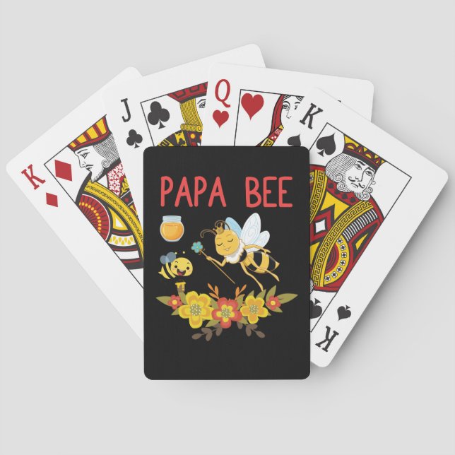 Biodling Art Pappa Bee 2 Casinokort (Baksidan)