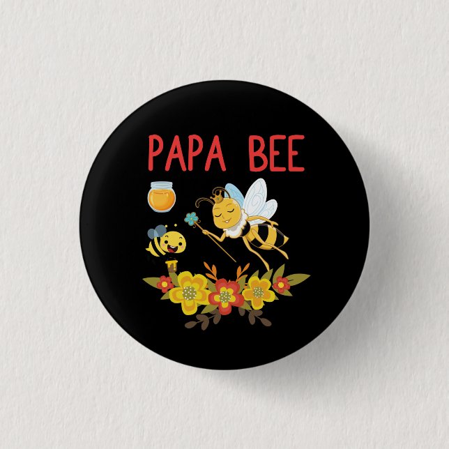 Biodling Art Pappa Bee 2 Knapp (Framsida)