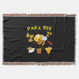 Biodling Art Pappa Bee Filt