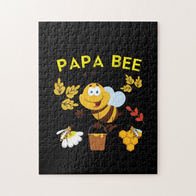 Biodling Art Pappa Bee Pussel (Vertikal)