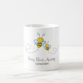 Biodling av bihonungsbin kaffemugg