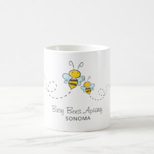 Biodling av bihonungsbin kaffemugg