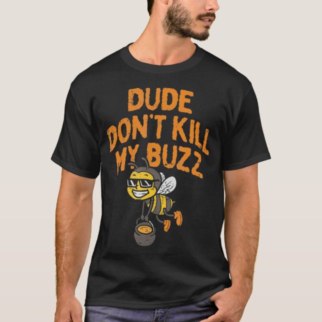 Biodling av honungsbin Funny Insekt T Shirt (Framsida)
