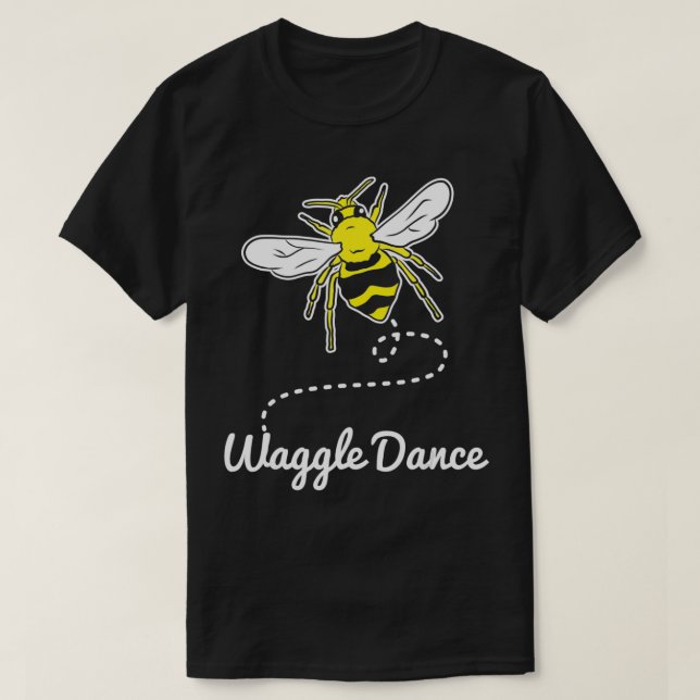 Biodling av Waggle Dance-biodlare T Shirt (Design framsida)