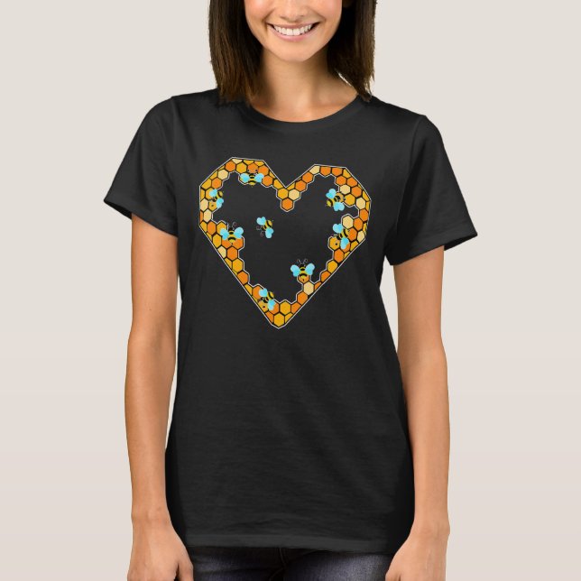 Biodling Bevarar honung för biodling T Shirt (Framsida)