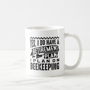 Biodling enligt pension-planen kaffemugg