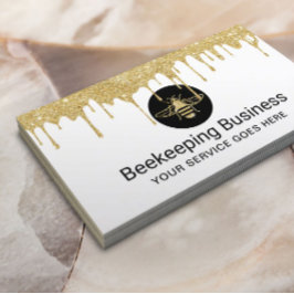 Biodling Färsk droppfångst av honung från bigården Visitkort