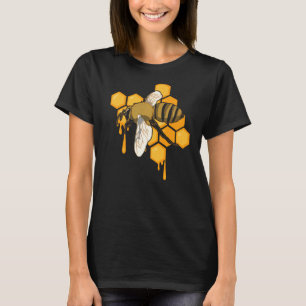 Biodling för biodling av honungsbibibiodling t shirt