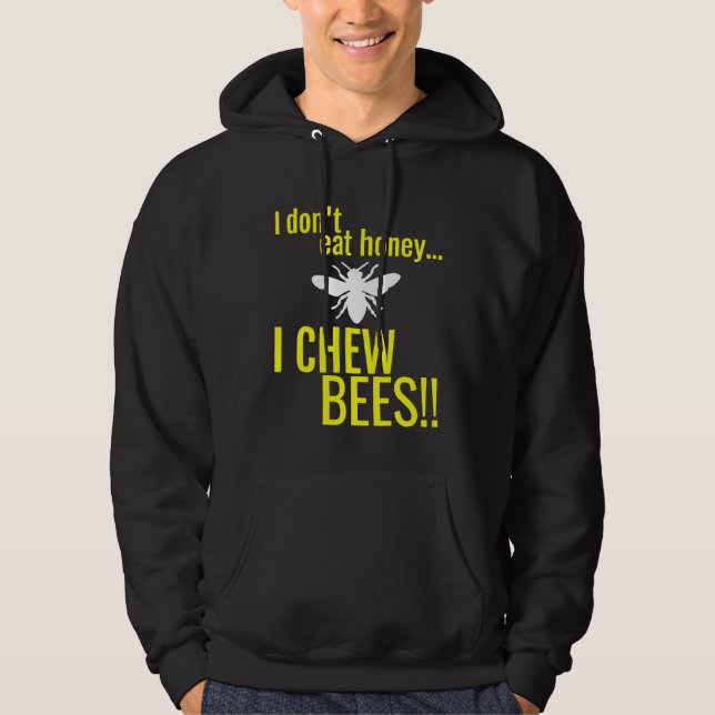 Biodling Honungsbin Hives Apiarist Idea Hoodie (Framsida)
