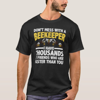 Biodling Manar Kvinnlig biodling Honeybee Beehive T Shirt