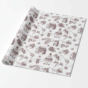 Biodling mönster presentpapper