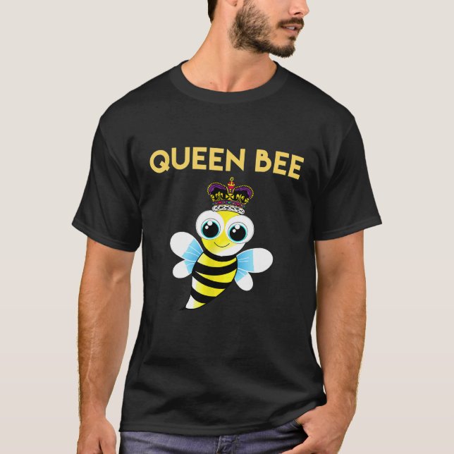 Biodling Queen Bee T Shirt (Framsida)