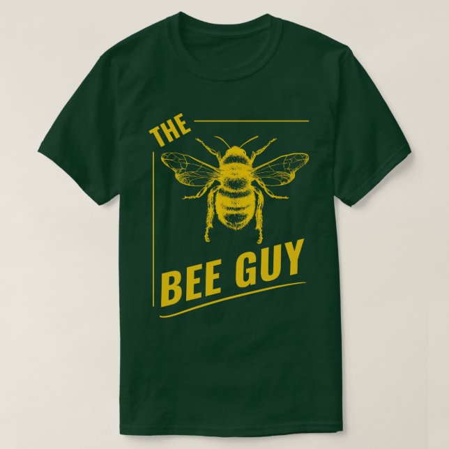 Biodlingsbidesign För manar för bisen T Shirt (Design framsida)