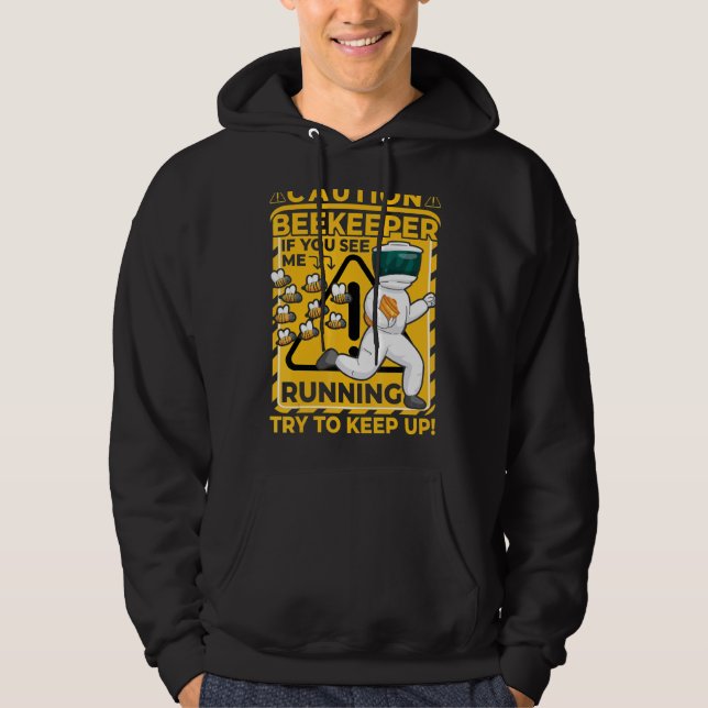 Biodlingsbidrag för bin som säger 6 hoodie (Framsida)