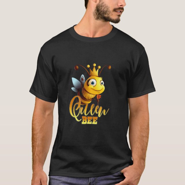 Biodlingsbikupa för bin Krona T Shirt (Framsida)