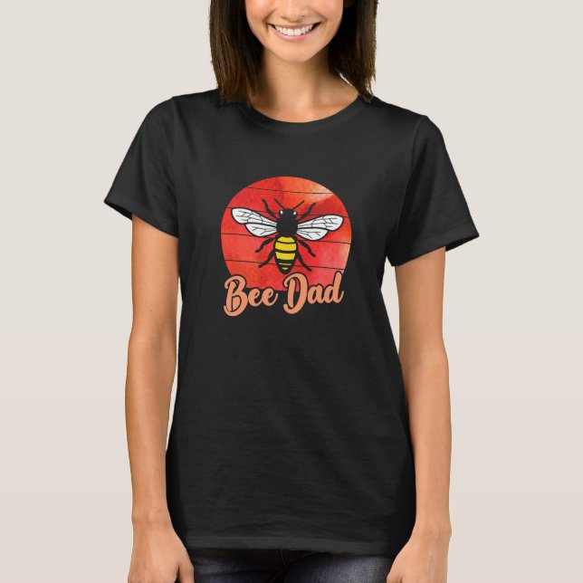 Biodlingsbin Honungsbin Pappa T Shirt (Framsida)