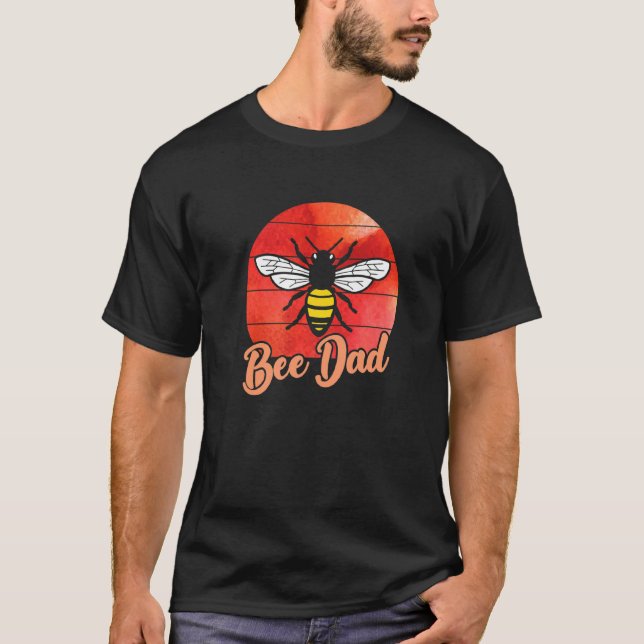 Biodlingsbin Honungsbin Pappa T Shirt (Framsida)