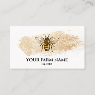 Biodlingsbiodlare Apiarist Honeybees Honeycomb Visitkort