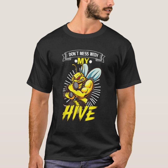 Biodlingsbiodlare för honungsbin Apiary Api T Shirt (Framsida)