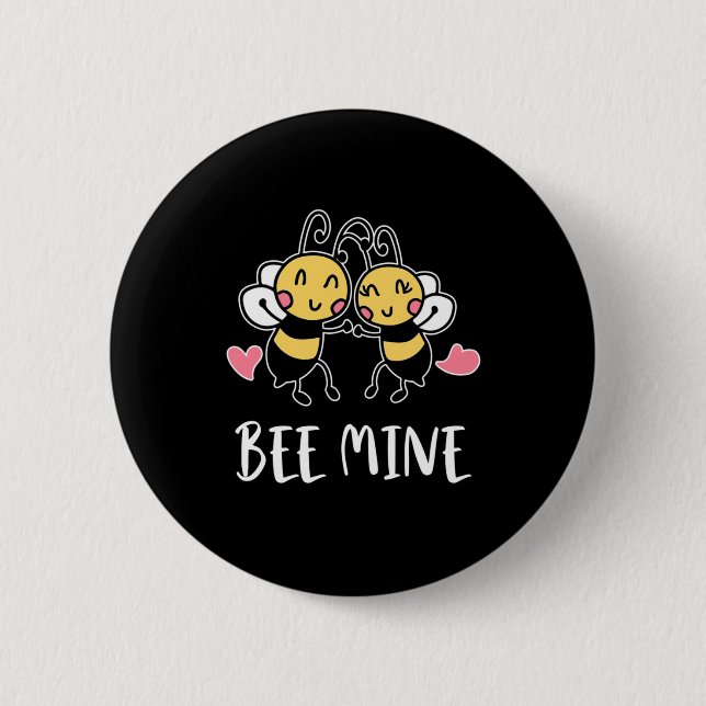 Biodlingsföretag Gift | Bee Mine Knapp (Framsida)