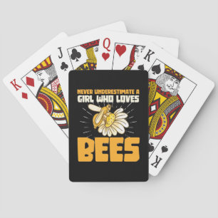 Biodlingsföretag Gift En flicka som Kärlek bin Casinokort