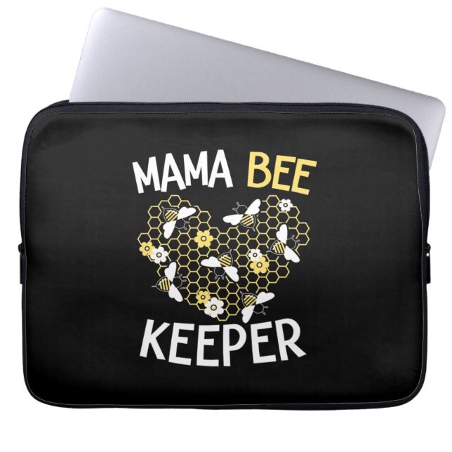 Biodlingsföretag Gift | Mamma Bee Keeper Laptop Fodral (Framsidan)