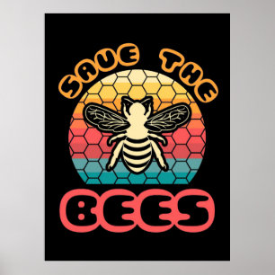 Biodlingsföretag Gift Spara av bin Poster