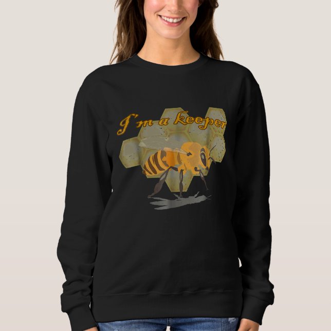 Biodlingshonungsbin Im A Keeper T Shirt (Framsida)
