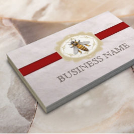 Biodlingsområdet Royal Red Rand Päls Struktur Visitkort