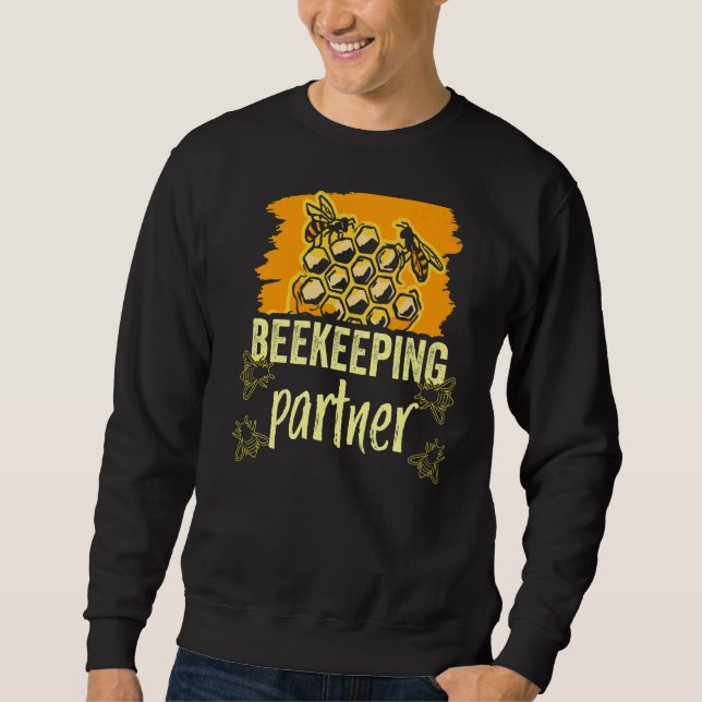 Biodlingspartner Bes Ord Hobby Biekeeper Lång Ärmad Tröja (Framsida)