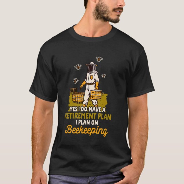 Biodlingsprogram för biodling, Pension I-plan för  T Shirt (Framsida)