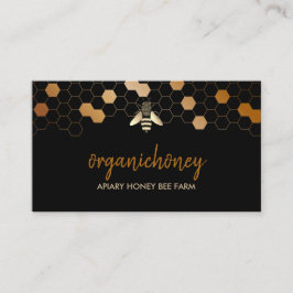 Biodödare av råhoney visitkort